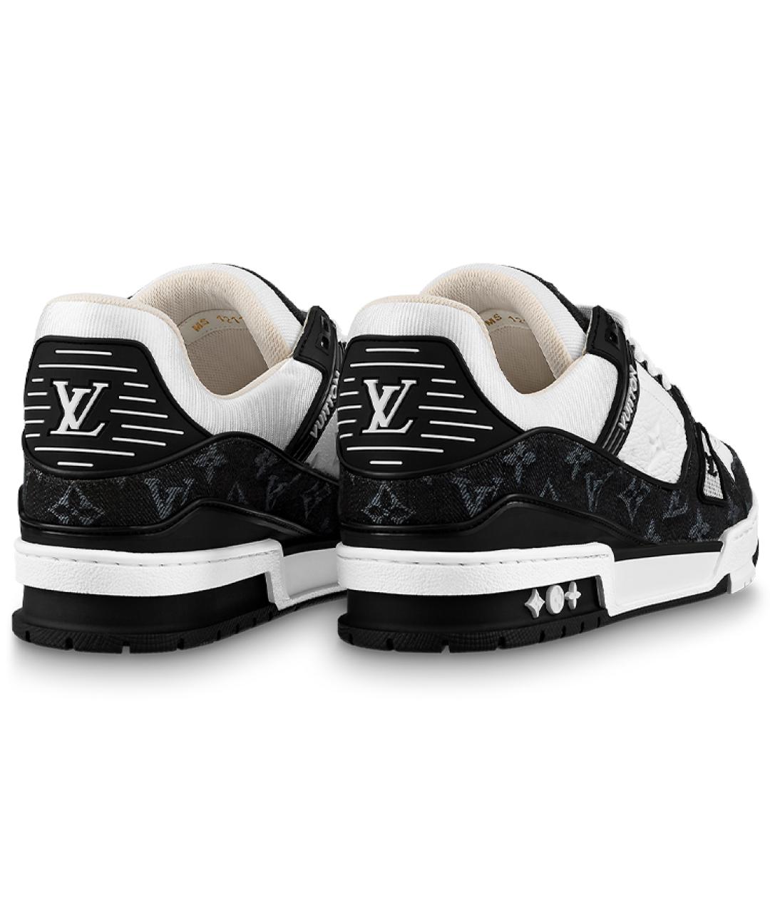 LOUIS VUITTON Белые кожаные кроссовки, фото 3