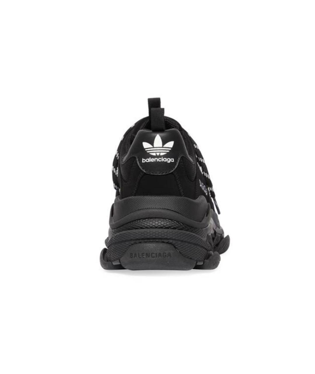 BALENCIAGA Черные низкие кроссовки / кеды, фото 5