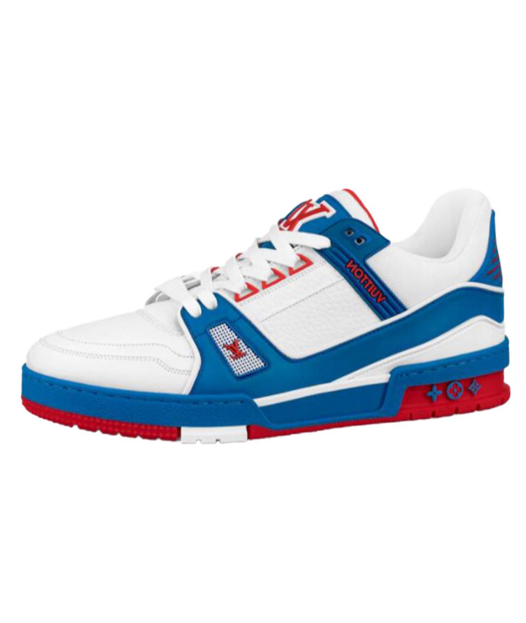 LOUIS VUITTON Мульти кожаные низкие кроссовки / кеды, фото 2