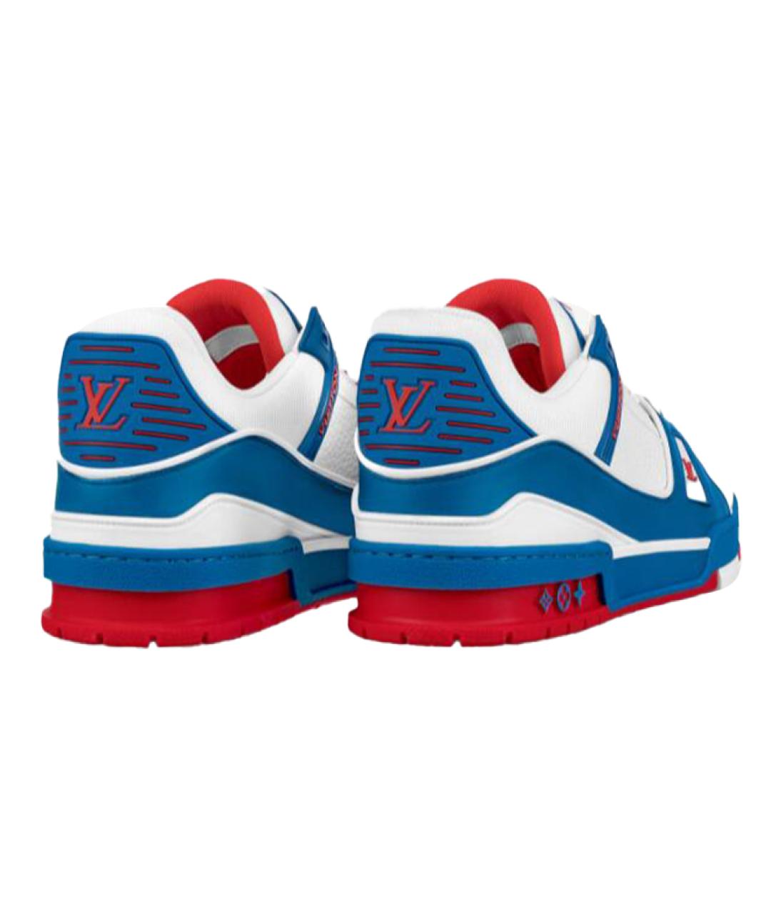 LOUIS VUITTON Мульти кожаные низкие кроссовки / кеды, фото 4