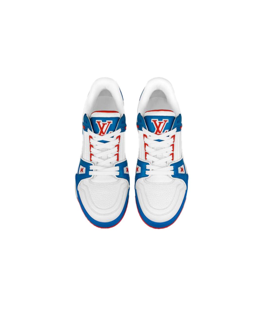 LOUIS VUITTON Мульти кожаные низкие кроссовки / кеды, фото 3