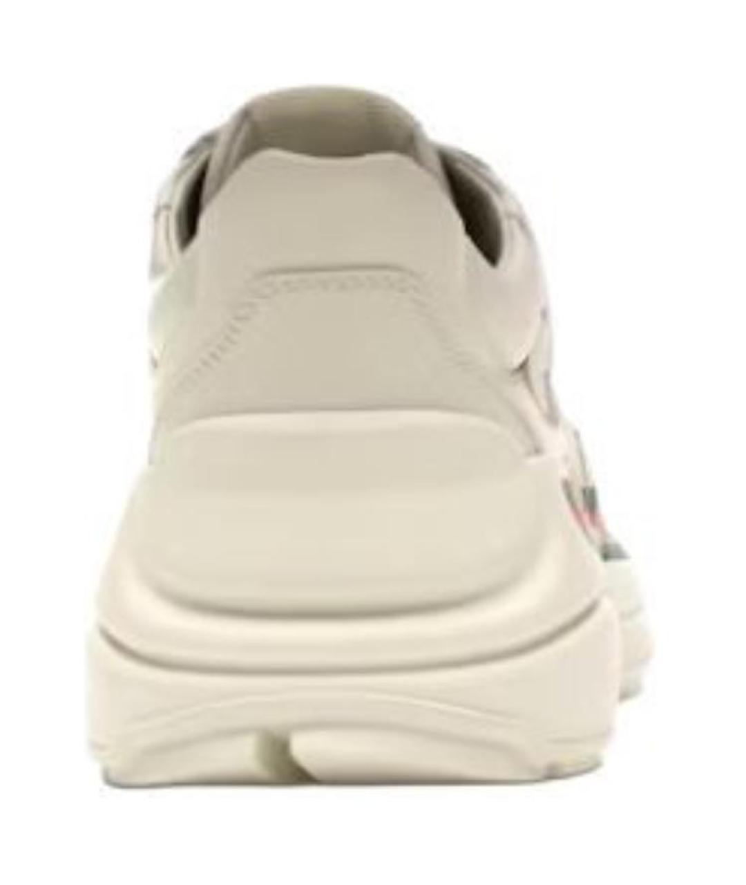 GUCCI Бежевые низкие кроссовки / кеды, фото 5