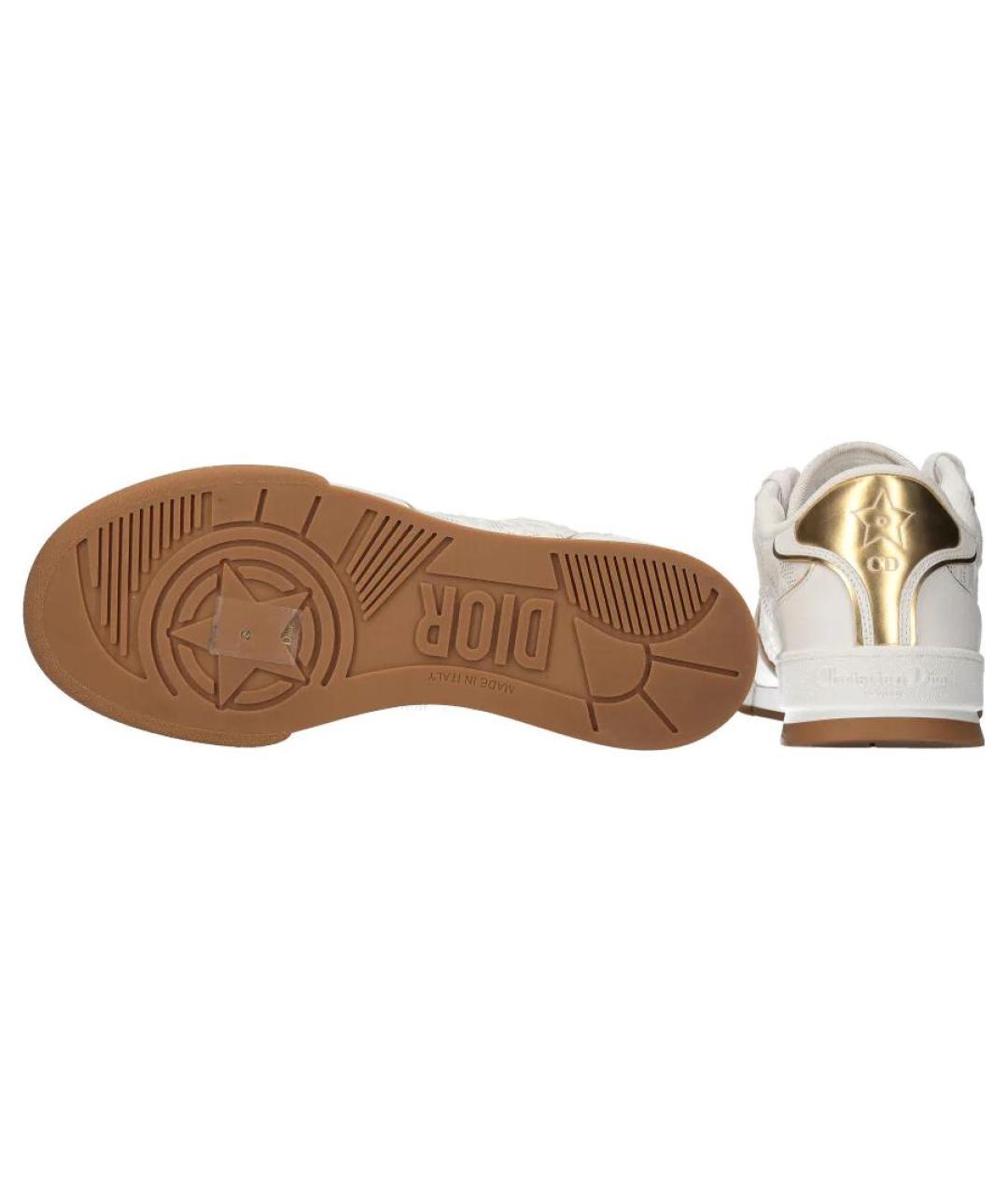 CHRISTIAN DIOR Белые кожаные кроссовки, фото 7