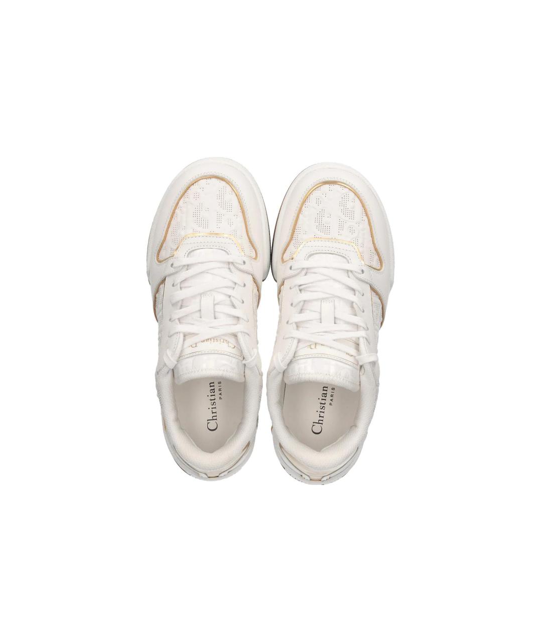 CHRISTIAN DIOR Белые кожаные кроссовки, фото 6