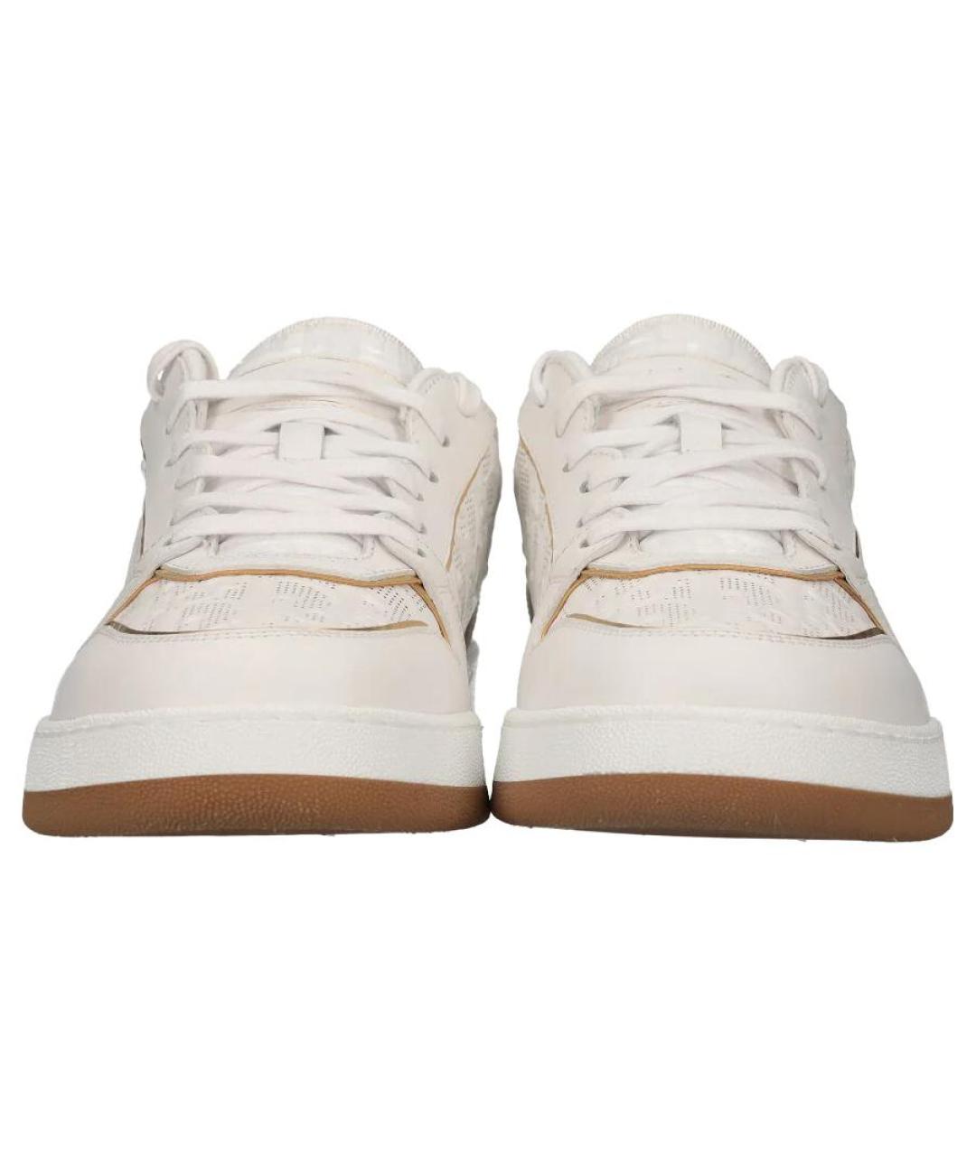 CHRISTIAN DIOR Белые кожаные кроссовки, фото 5