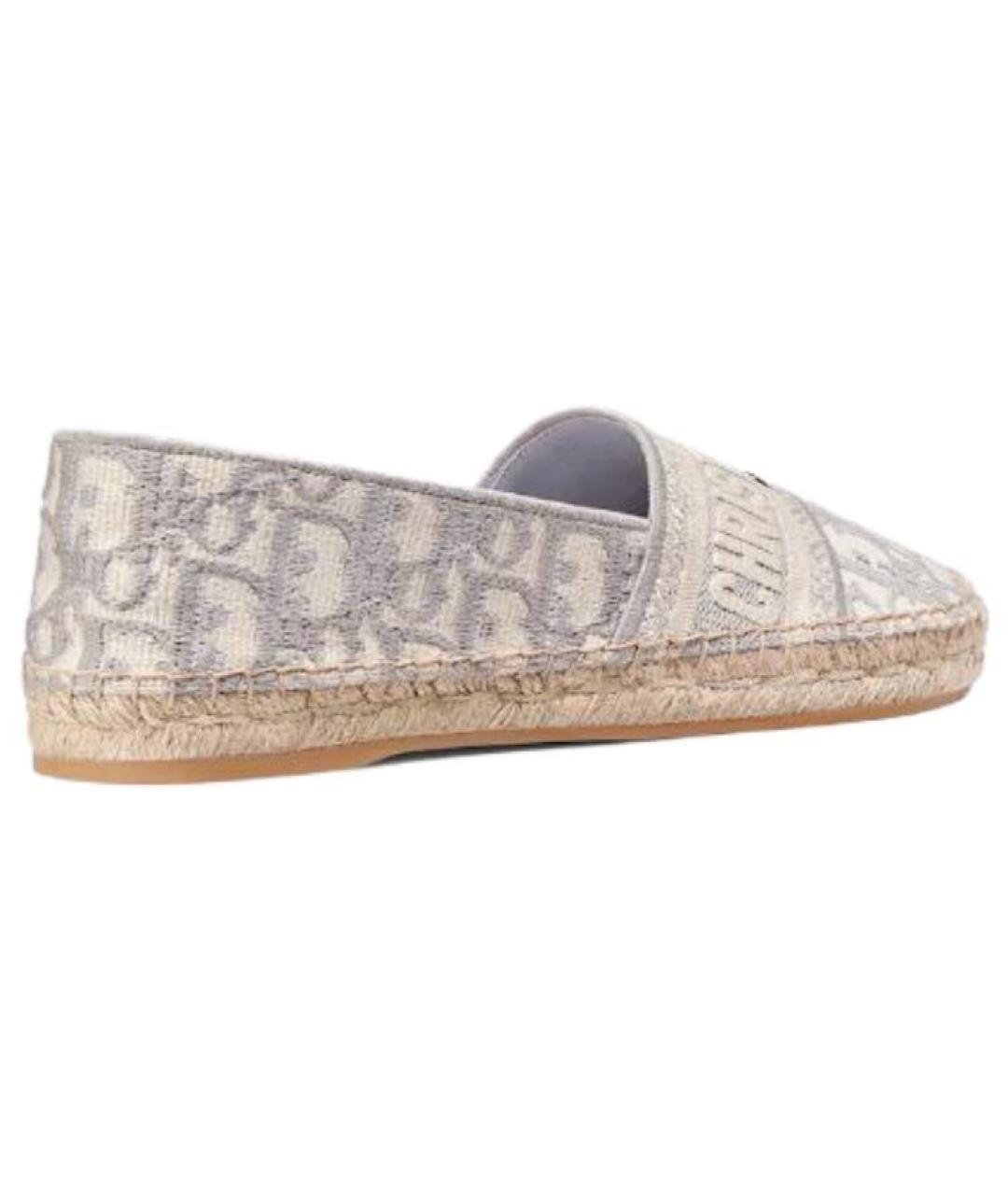 CHRISTIAN DIOR Серые эспадрильи, фото 4