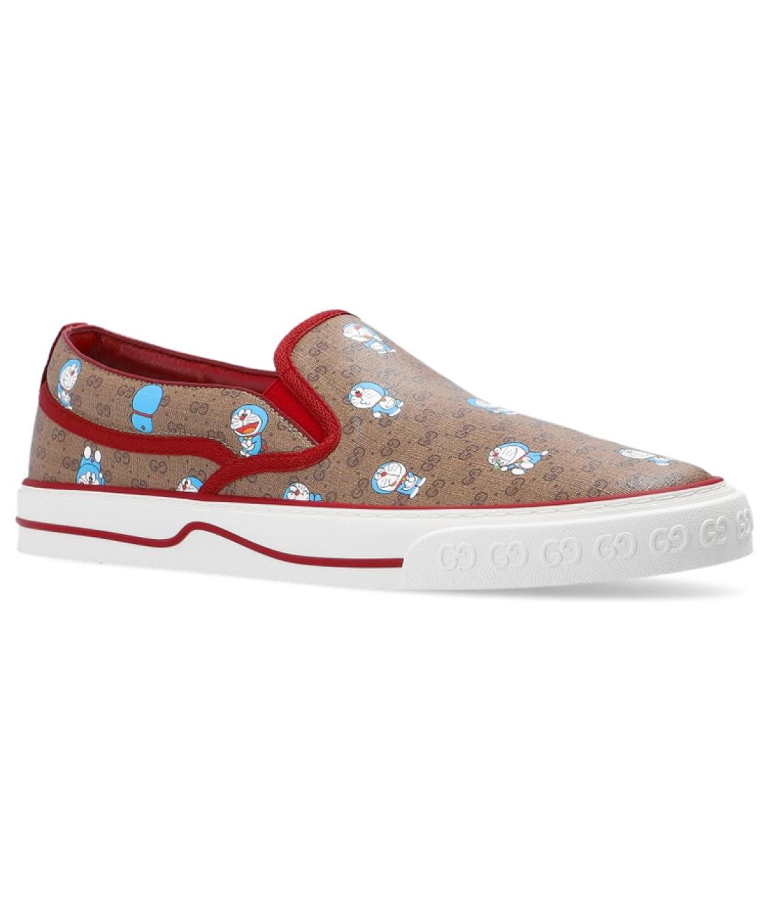 GUCCI Коричневые слипоны, фото 2
