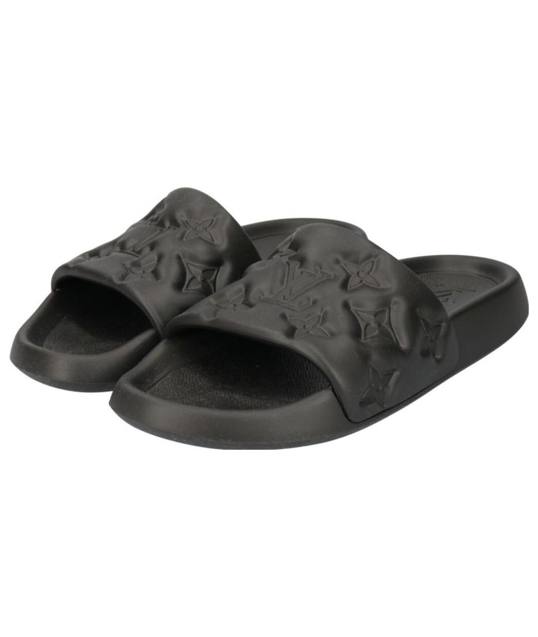LOUIS VUITTON Черные сандалии, фото 2