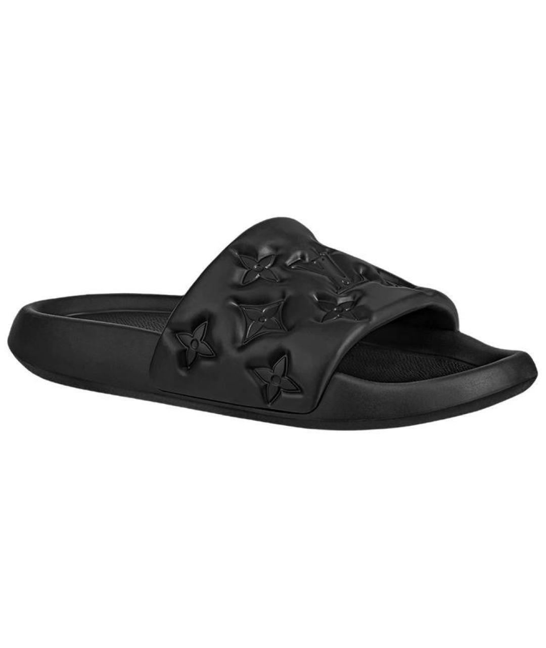 LOUIS VUITTON Черные сандалии, фото 1