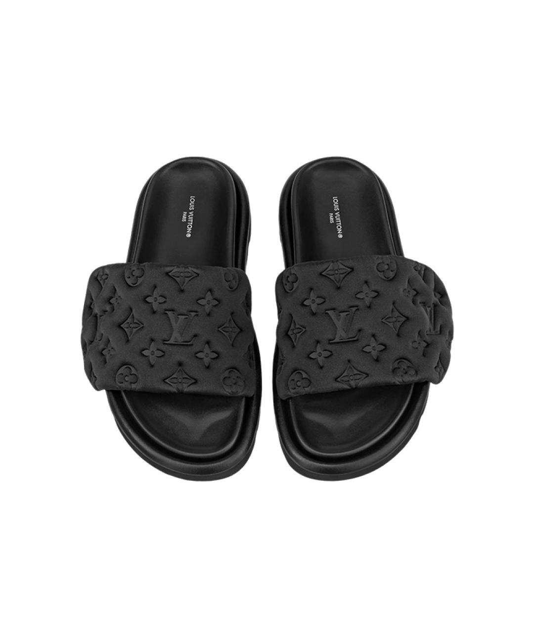 LOUIS VUITTON Черные сандалии, фото 5