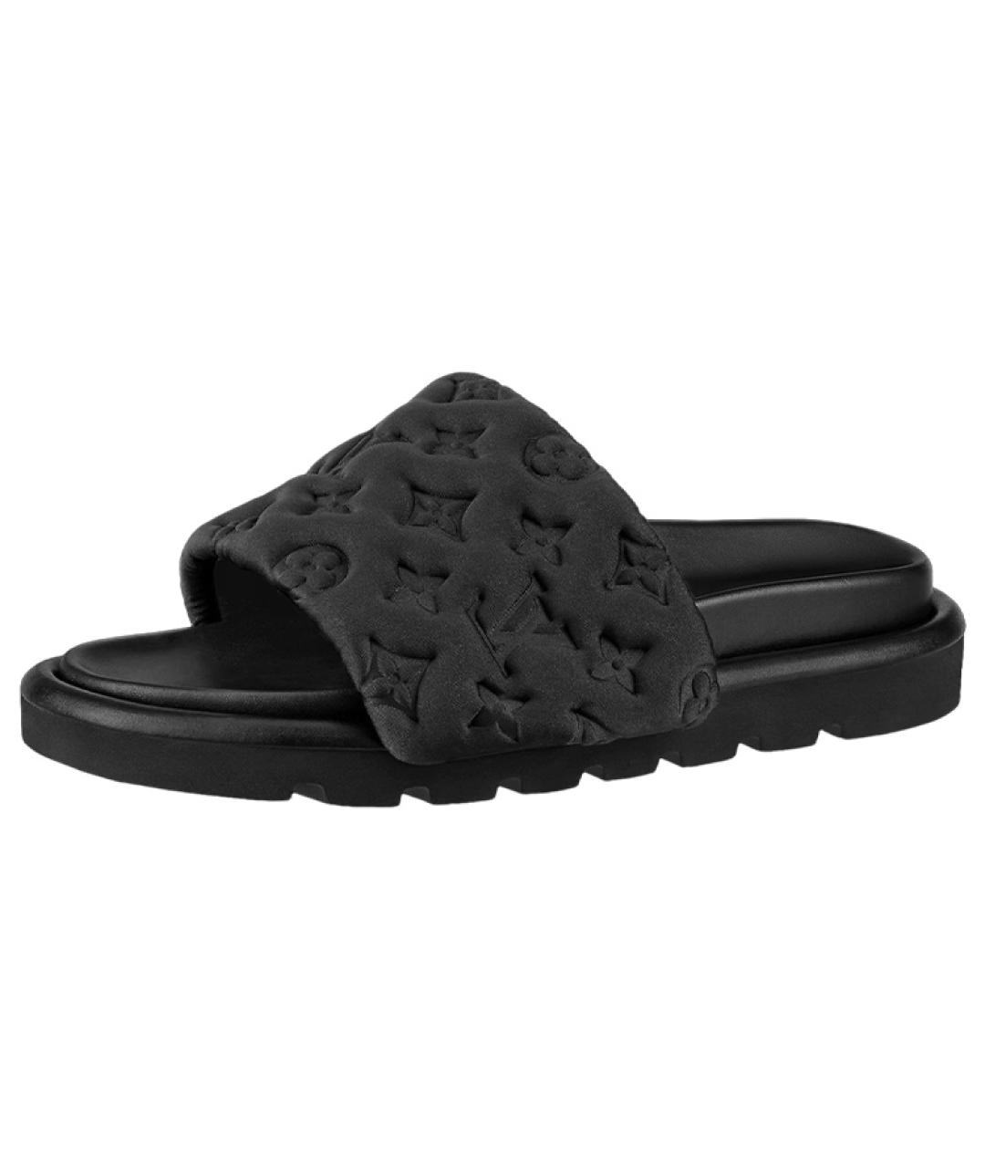 LOUIS VUITTON Черные сандалии, фото 2