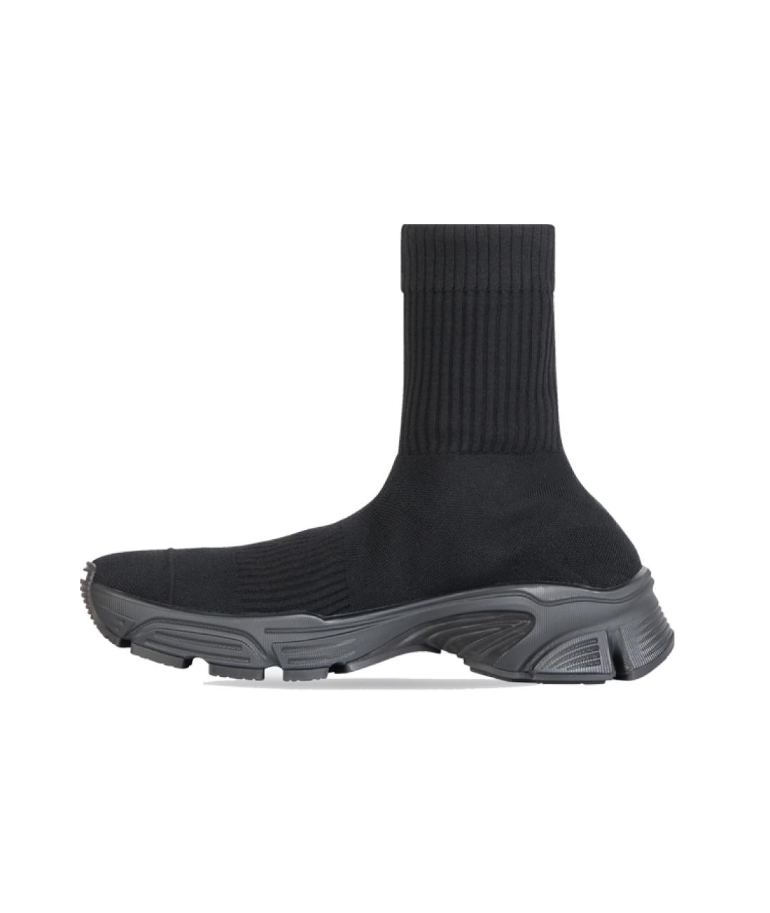 BALENCIAGA Черные высокие кроссовки / кеды, фото 2