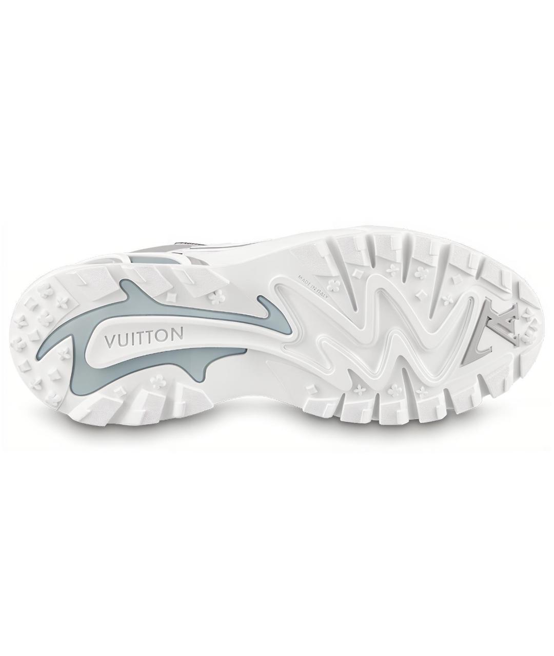LOUIS VUITTON Серые низкие кроссовки / кеды, фото 5