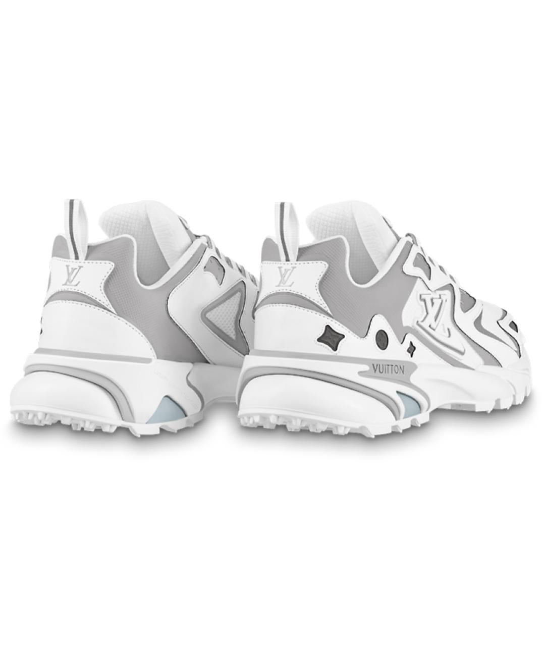 LOUIS VUITTON Серые низкие кроссовки / кеды, фото 4