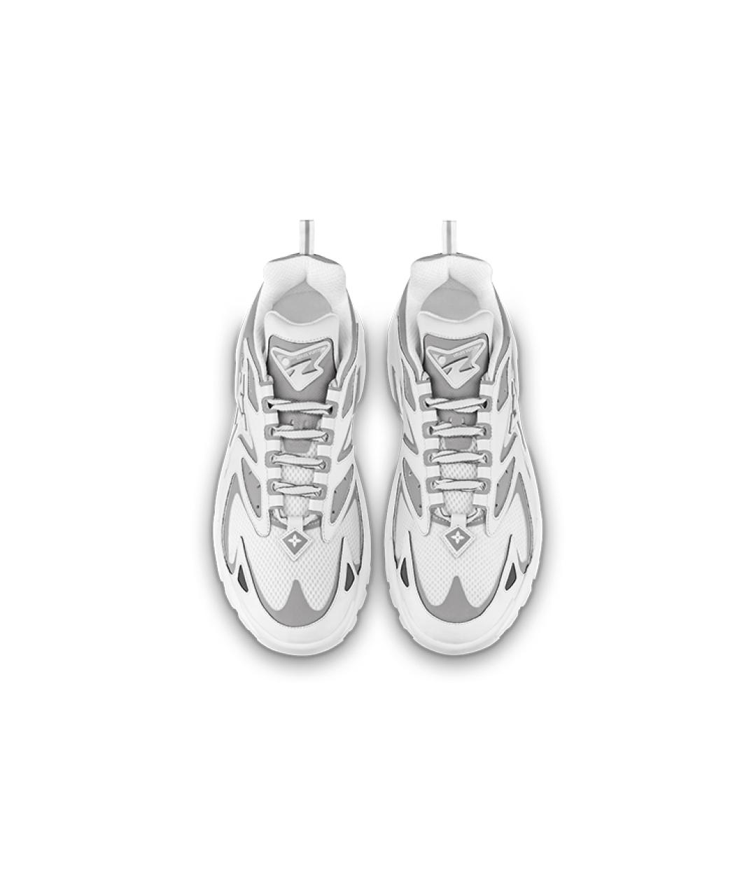 LOUIS VUITTON Серые низкие кроссовки / кеды, фото 3