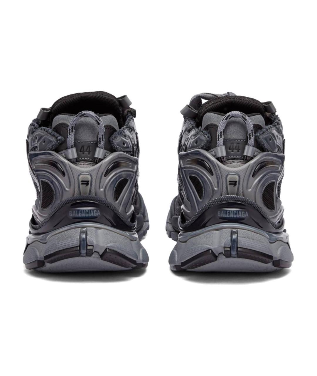 BALENCIAGA Черные низкие кроссовки / кеды, фото 5