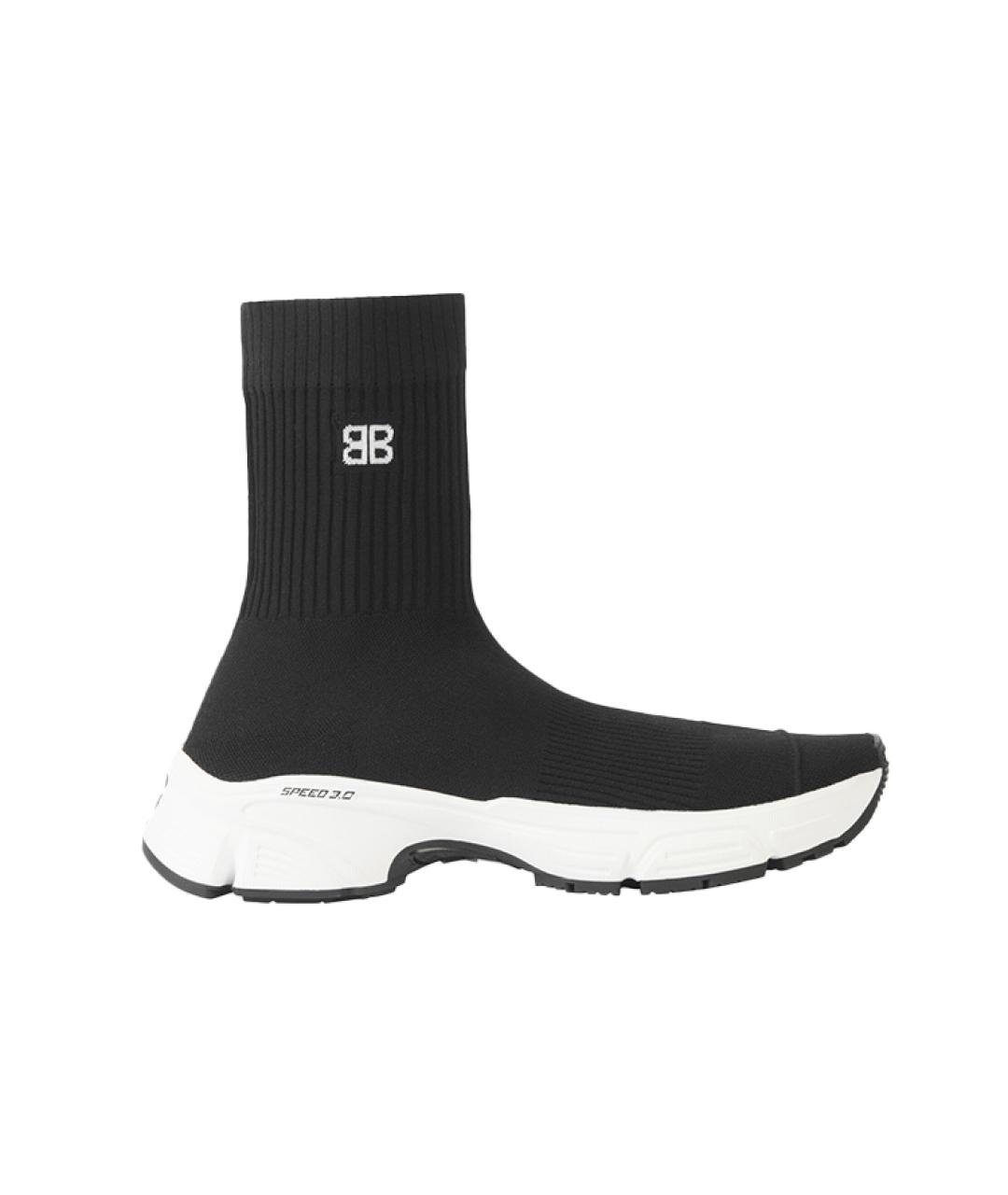 BALENCIAGA Черные высокие кроссовки / кеды, фото 1