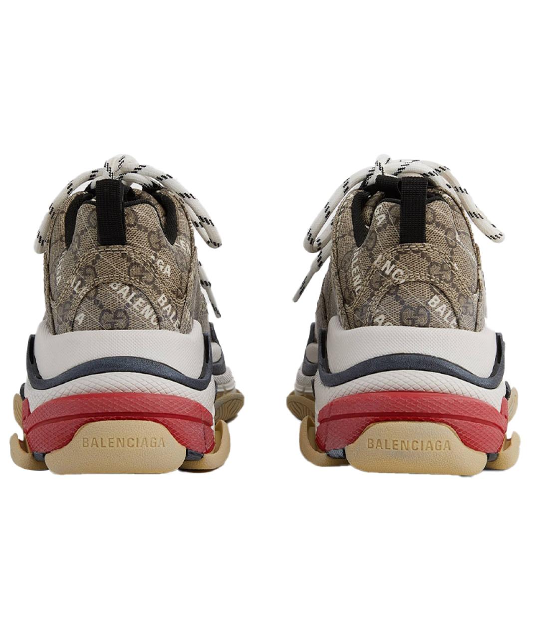 BALENCIAGA Коричневые кроссовки, фото 5