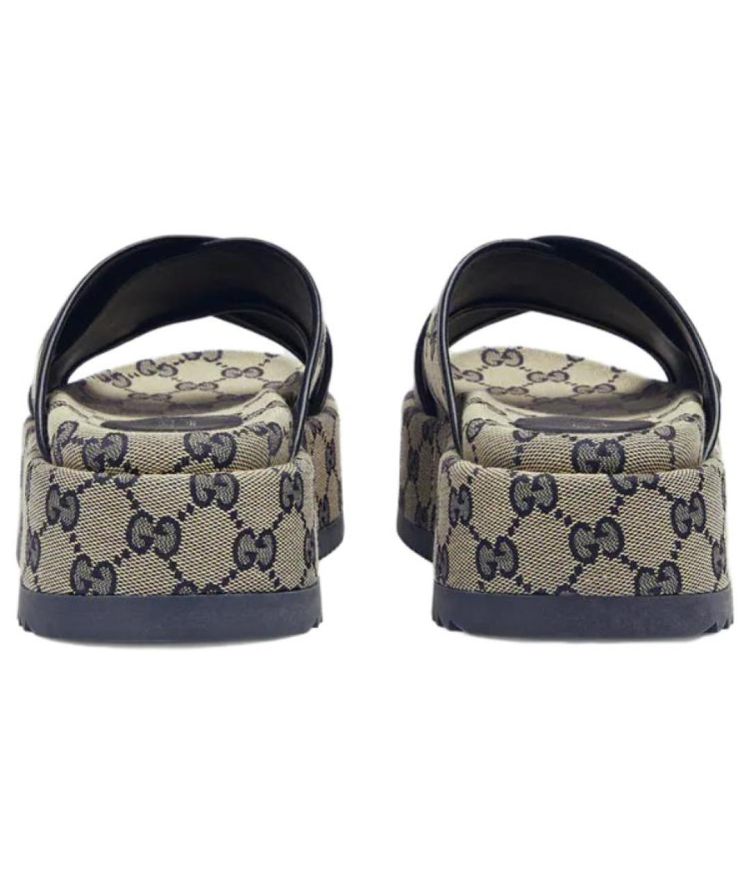 GUCCI Бежевые сандалии, фото 5