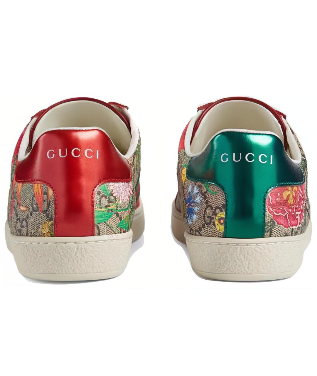 GUCCI Бежевые кроссовки, фото 5