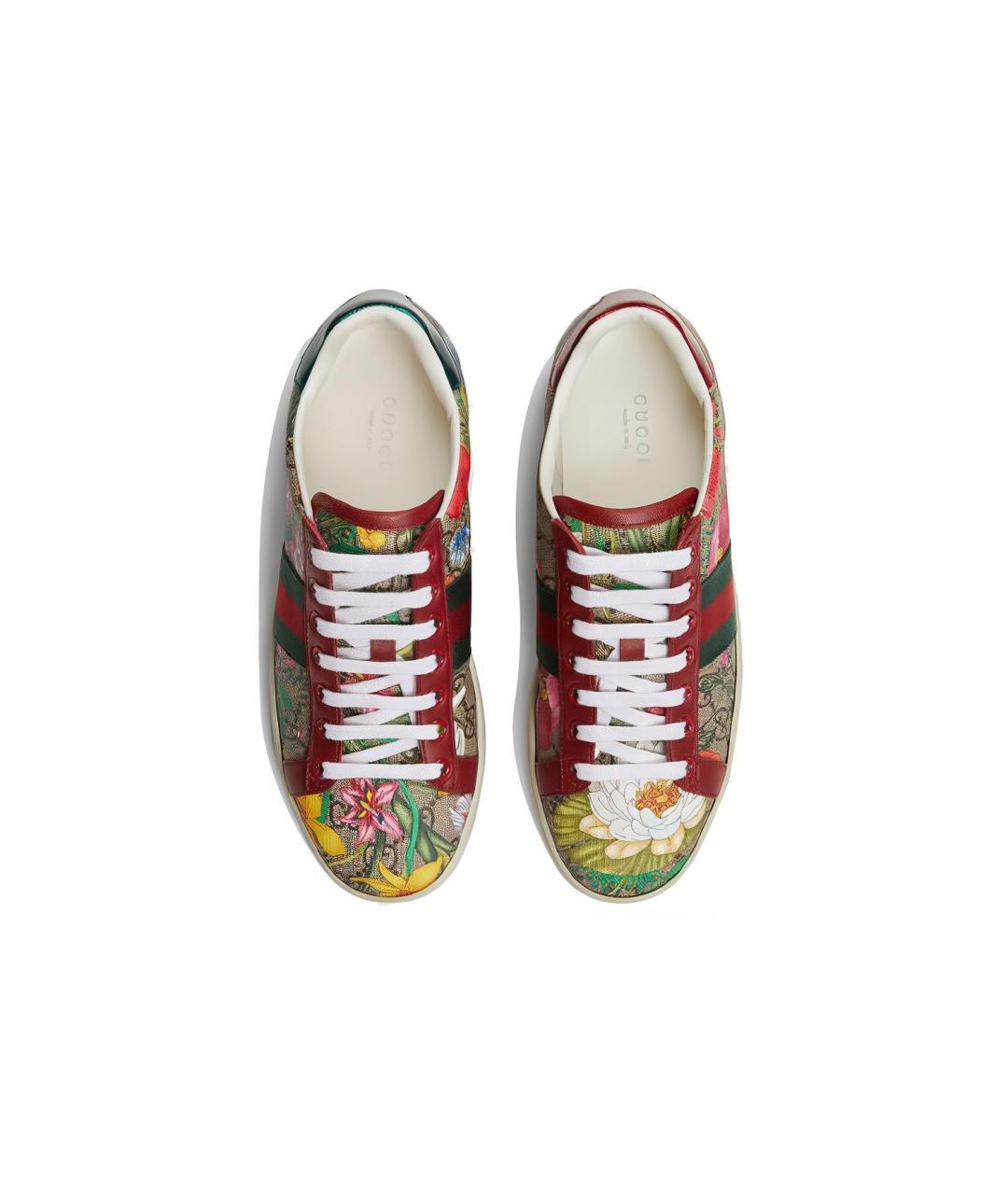 GUCCI Бежевые кроссовки, фото 4