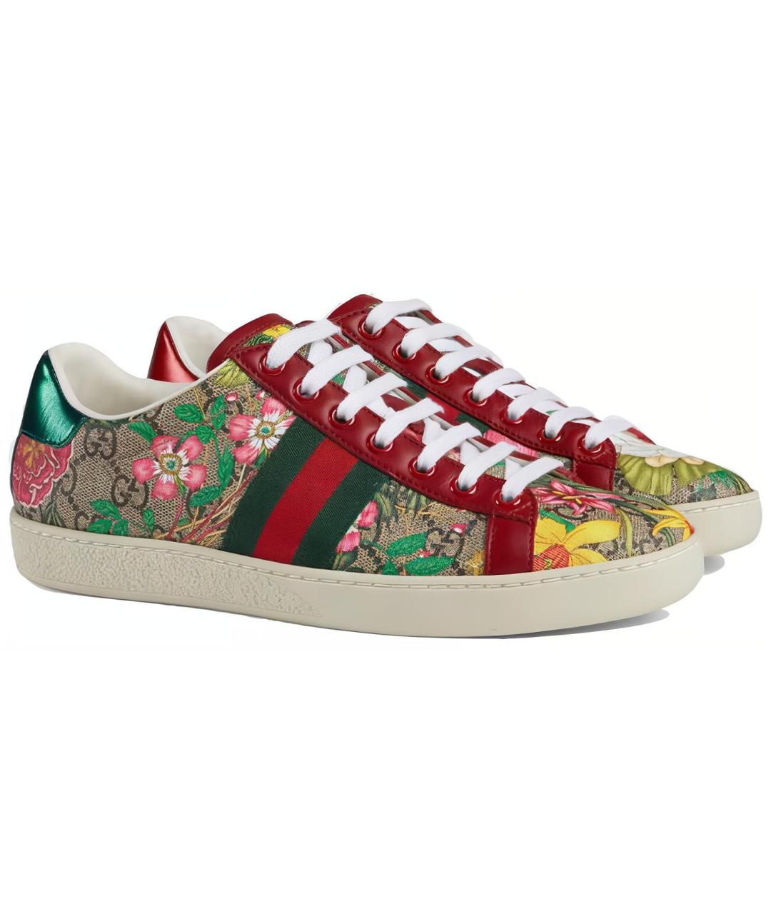 GUCCI Бежевые кроссовки, фото 3