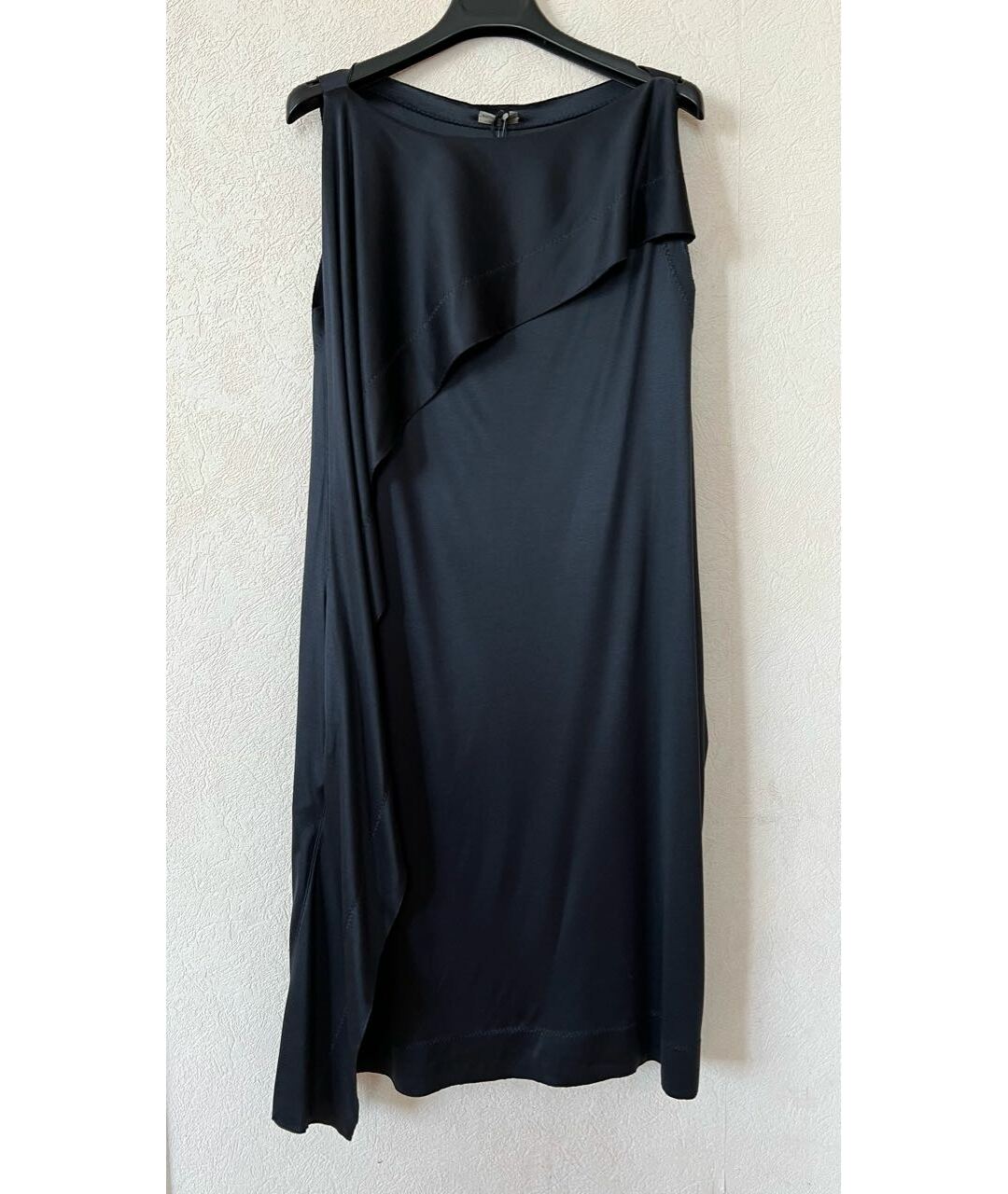 BOTTEGA VENETA Черное шелковое платье, фото 8