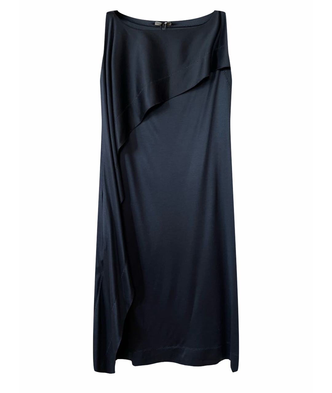 BOTTEGA VENETA Черное шелковое платье, фото 1