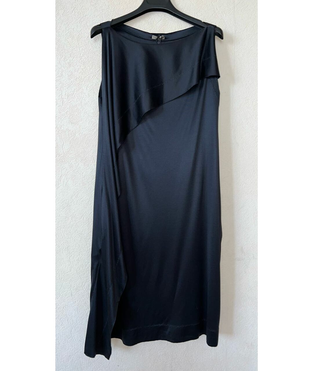 BOTTEGA VENETA Черное шелковое платье, фото 2