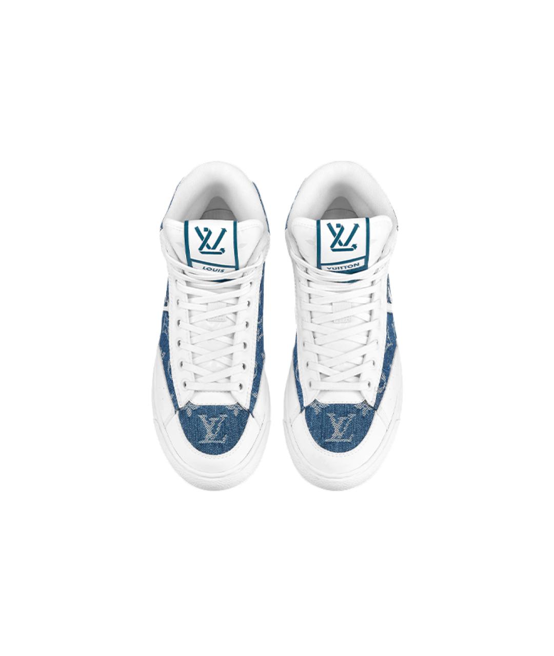 LOUIS VUITTON Синие кеды, фото 4