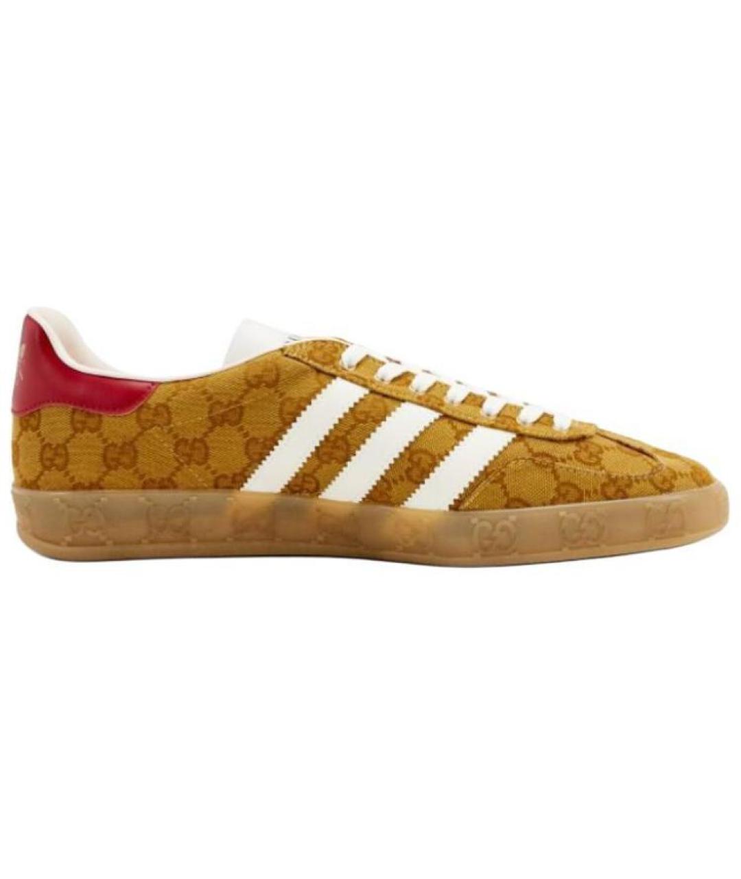 GUCCI Коричневые кеды, фото 2