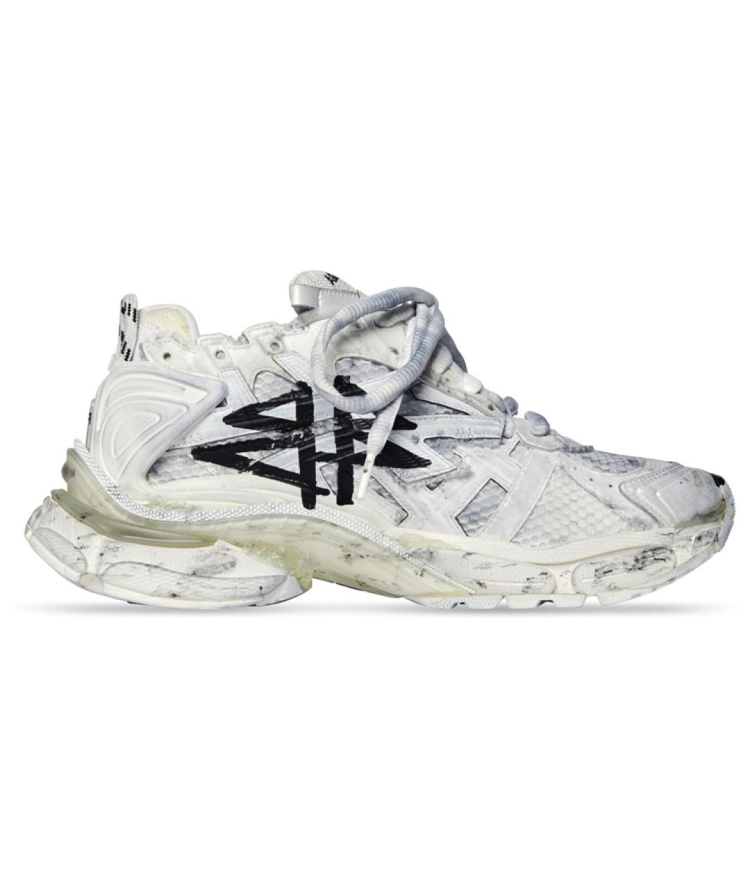 BALENCIAGA Белые кроссовки, фото 2