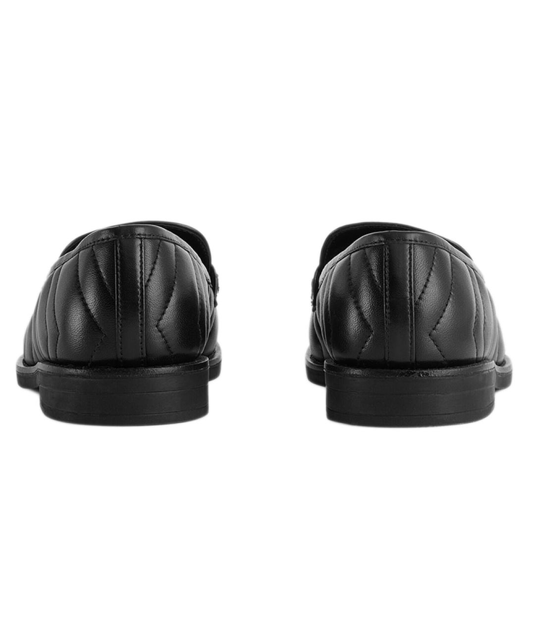 GUCCI Черные кожаные лоферы, фото 5