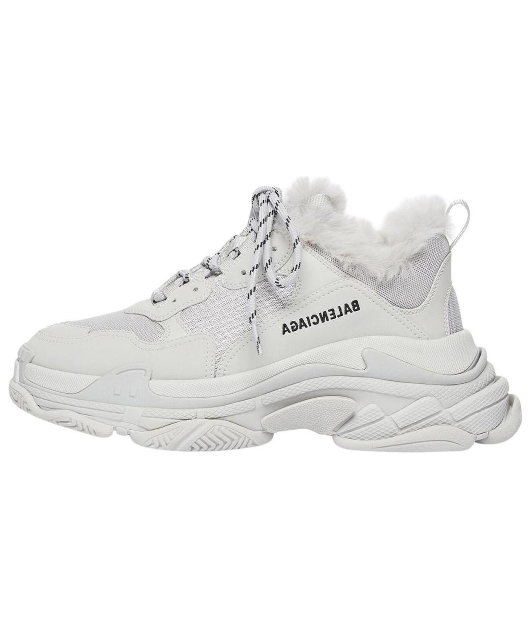 BALENCIAGA Белые низкие кроссовки / кеды, фото 6