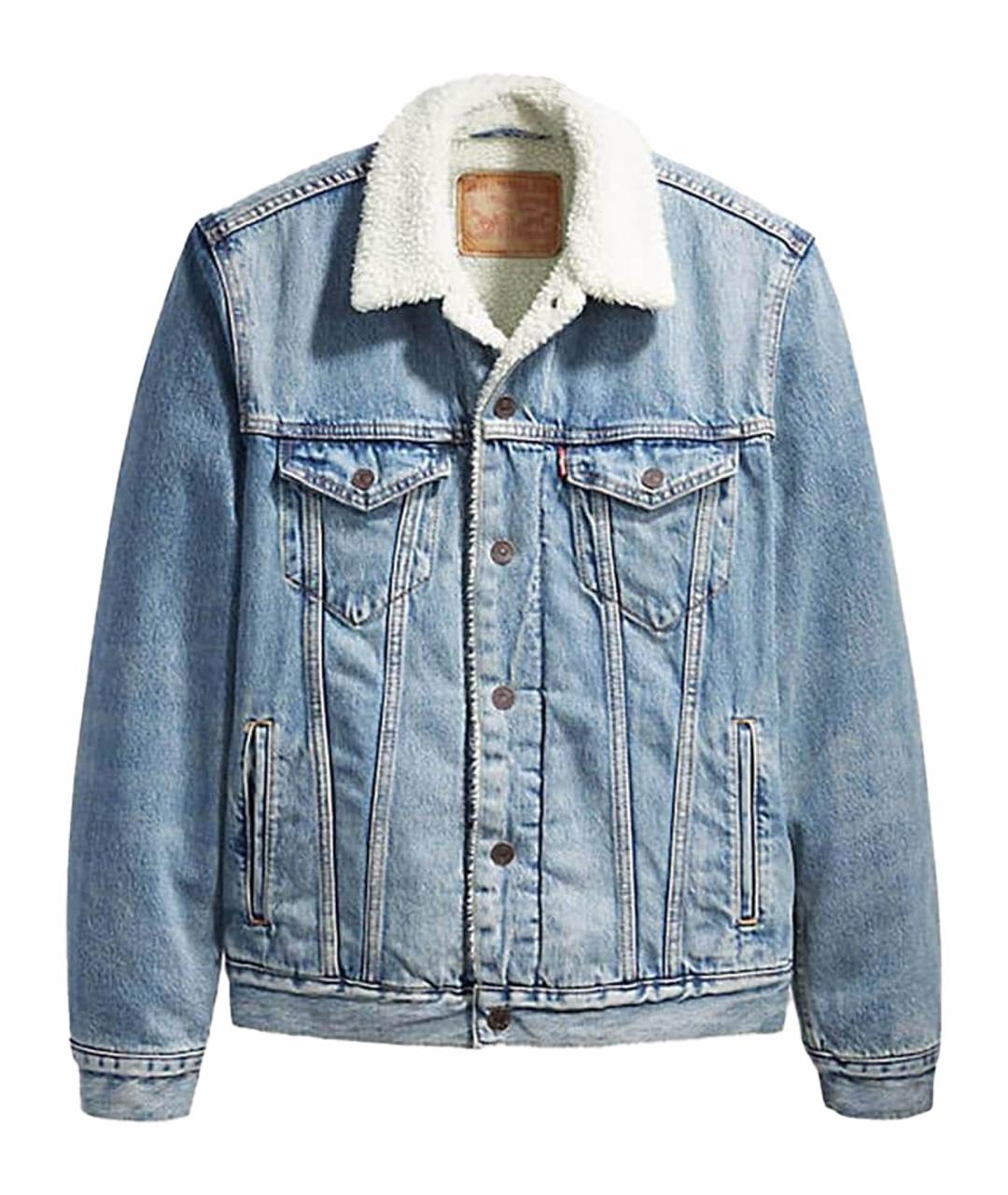 LEVI'S Голубая деним куртка, фото 1