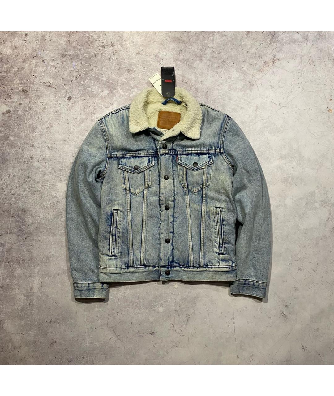 LEVI'S Голубая деним куртка, фото 5