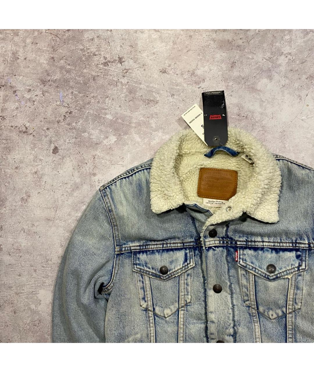 LEVI'S Голубая деним куртка, фото 2