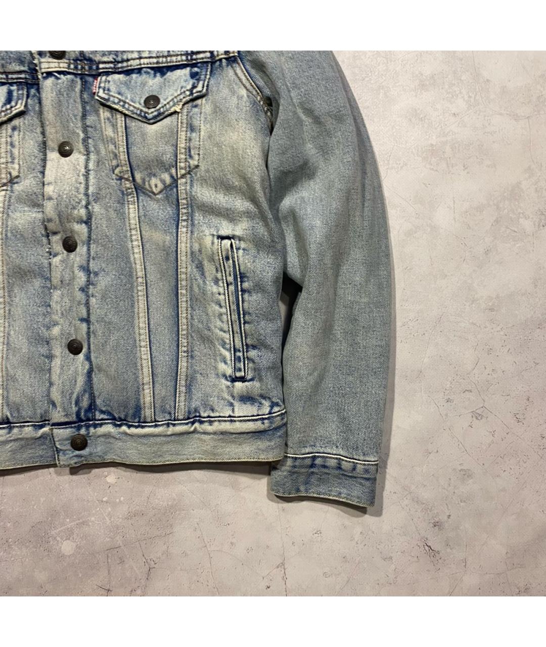 LEVI'S Голубая деним куртка, фото 3