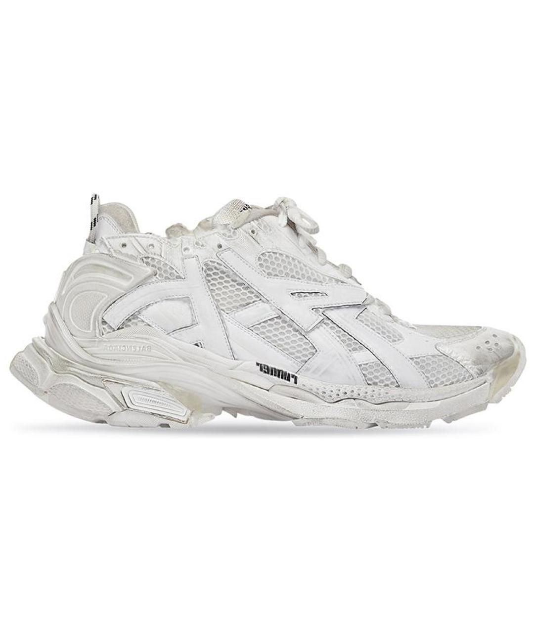 BALENCIAGA Белые низкие кроссовки / кеды, фото 1