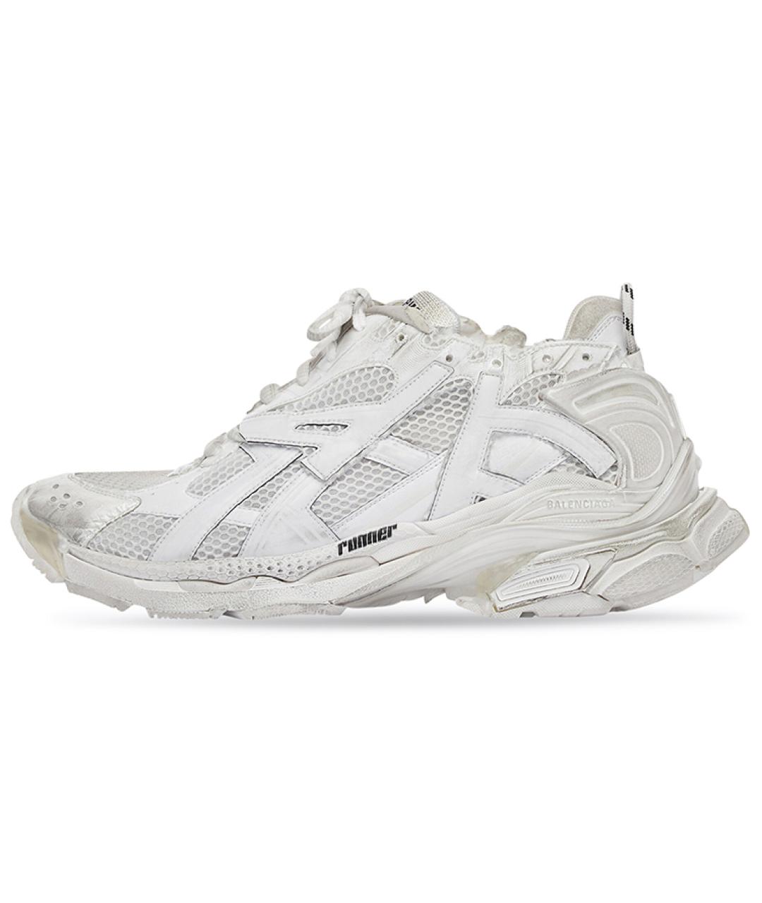 BALENCIAGA Белые низкие кроссовки / кеды, фото 2