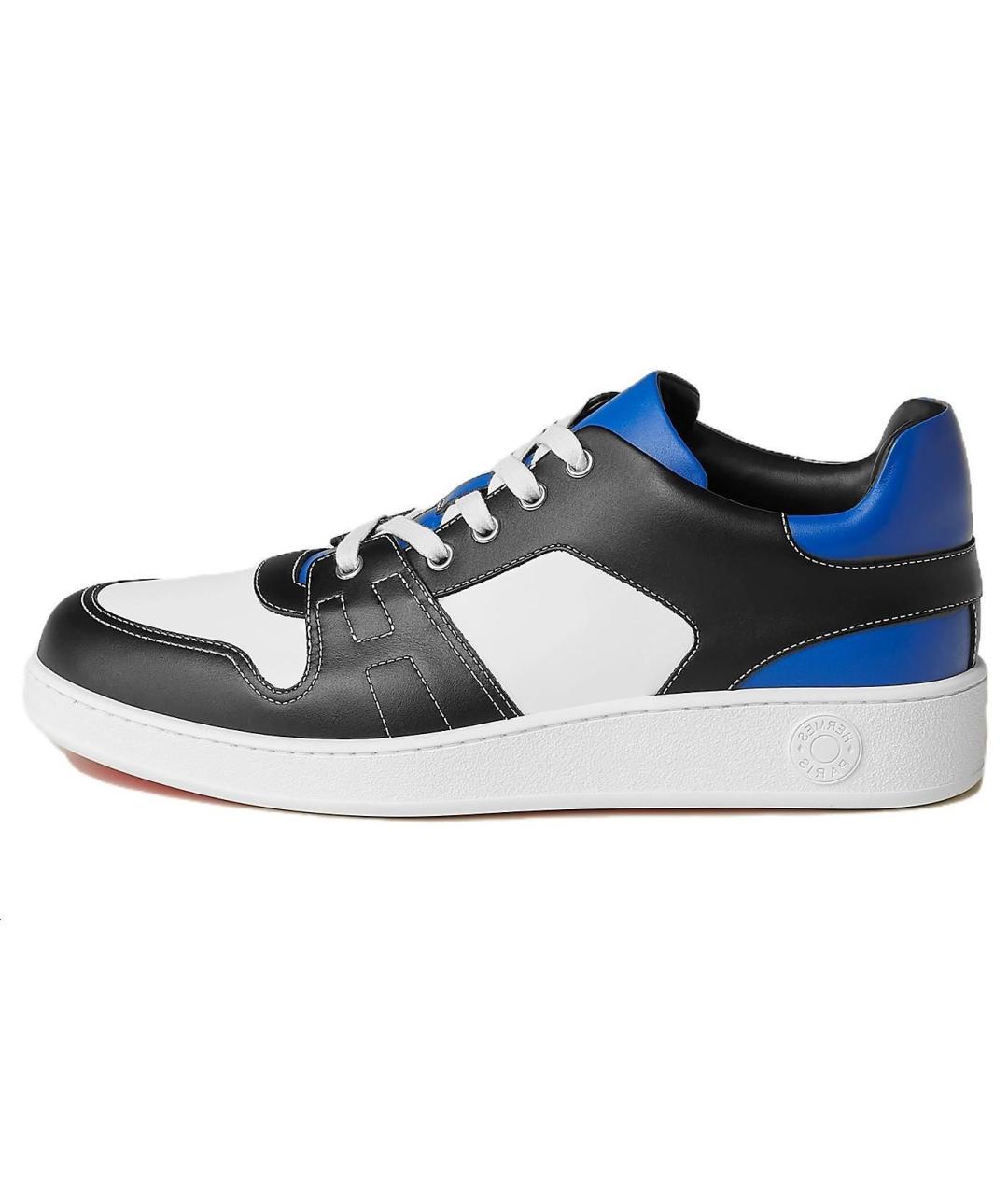 HERMES Мульти кожаные низкие кроссовки / кеды, фото 2