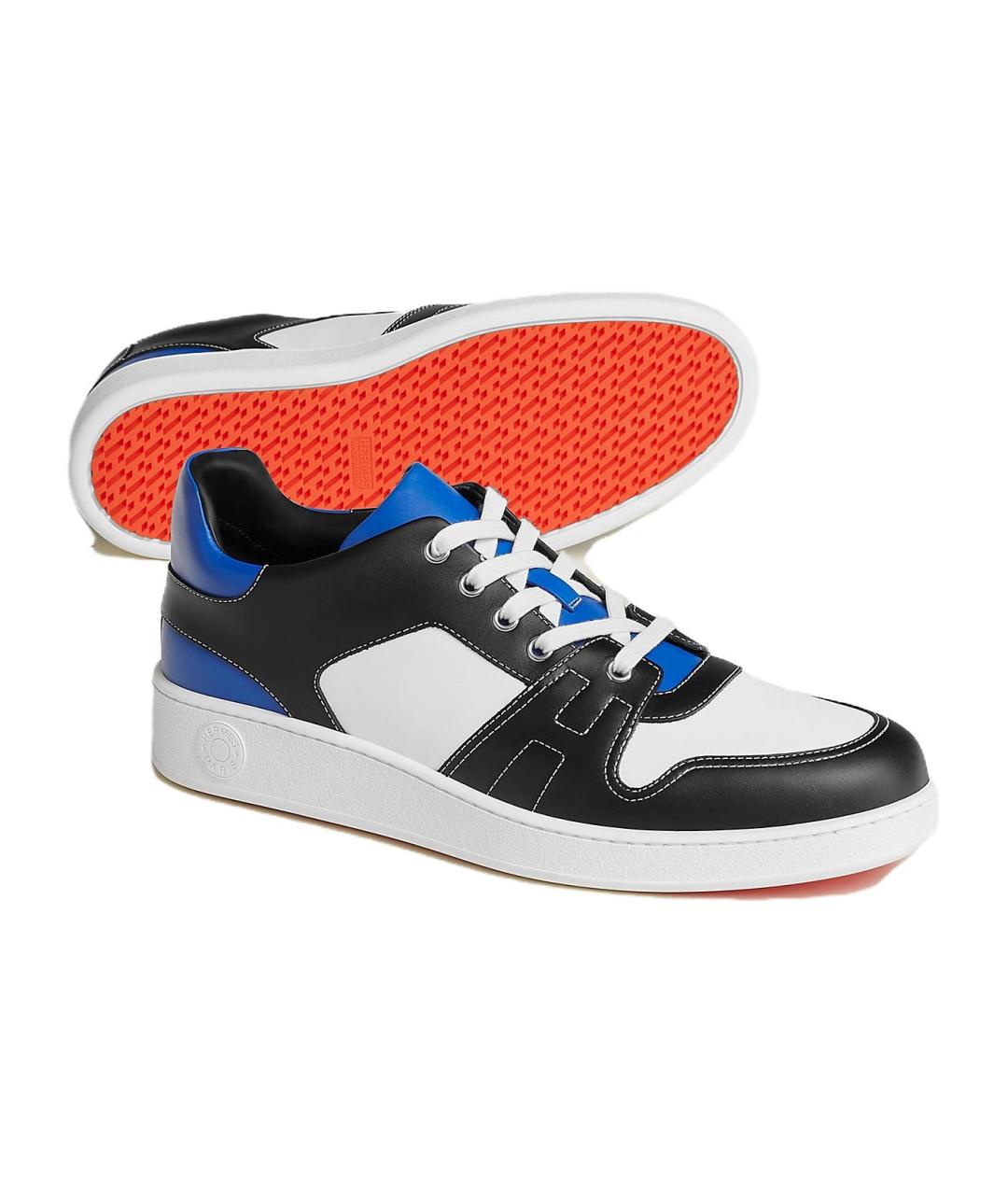 HERMES Мульти кожаные низкие кроссовки / кеды, фото 5