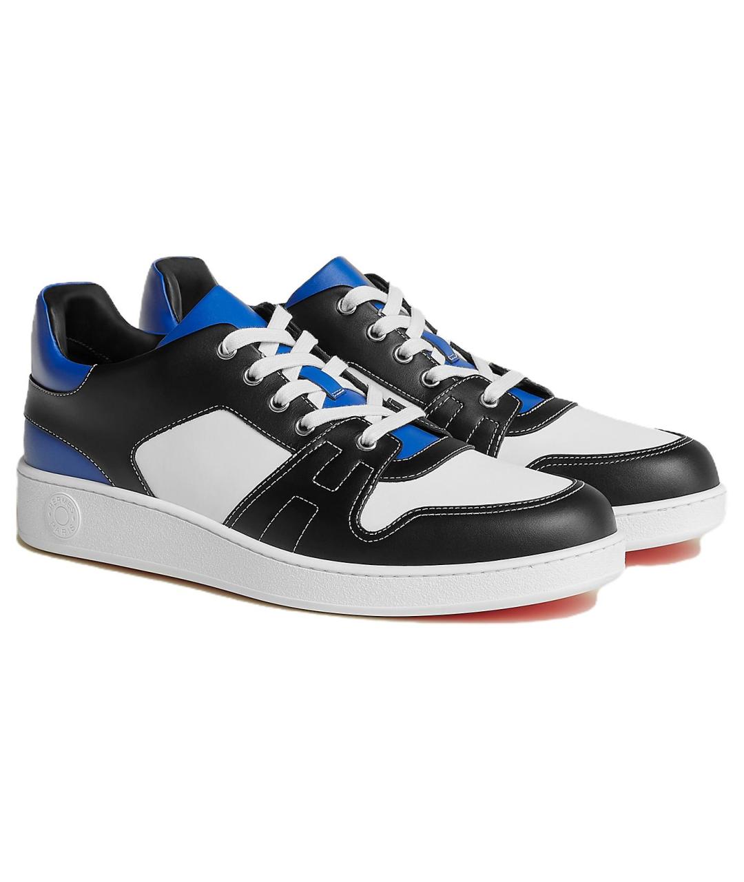 HERMES Мульти кожаные низкие кроссовки / кеды, фото 3