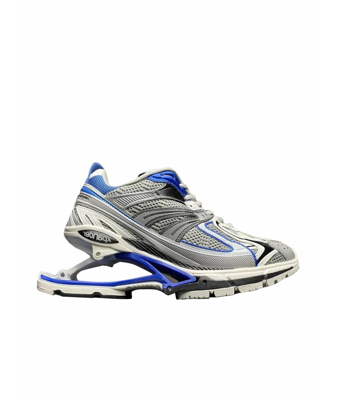 BALENCIAGA Синие низкие кроссовки / кеды, фото 1