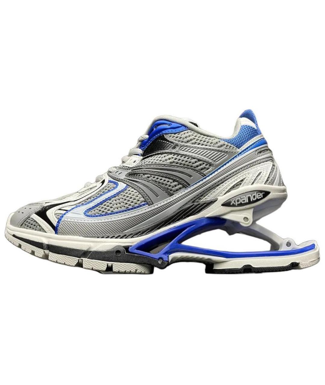 BALENCIAGA Синие низкие кроссовки / кеды, фото 5