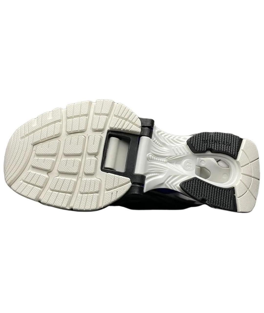 BALENCIAGA Синие низкие кроссовки / кеды, фото 4