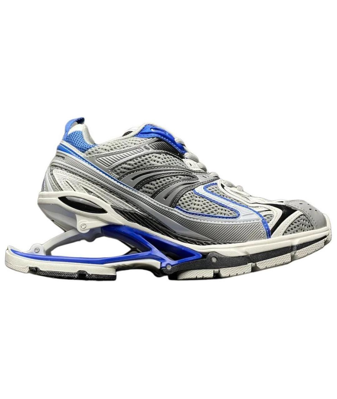 BALENCIAGA Синие низкие кроссовки / кеды, фото 2