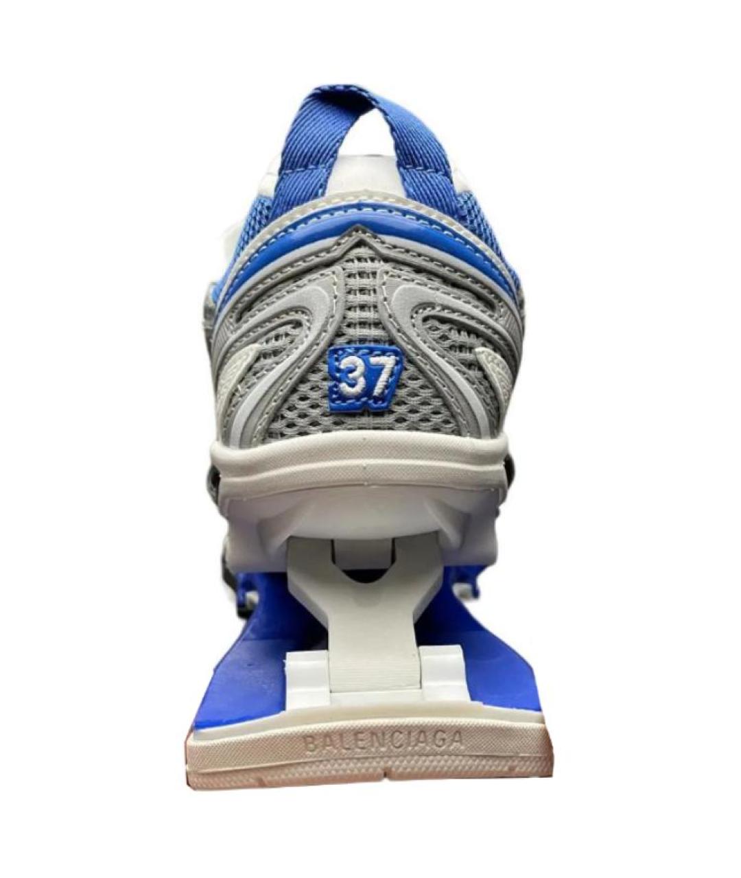 BALENCIAGA Синие низкие кроссовки / кеды, фото 3