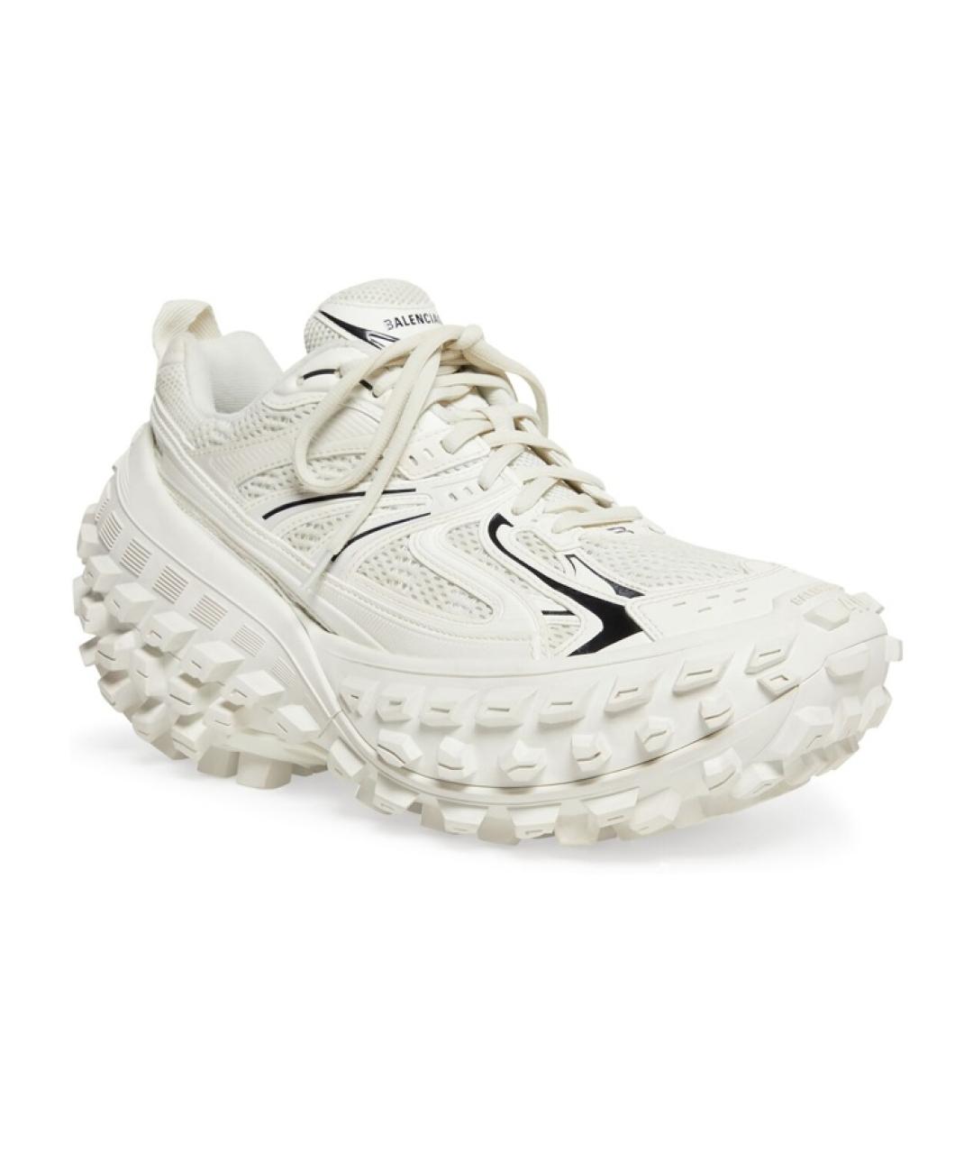 BALENCIAGA Белые низкие кроссовки / кеды, фото 2