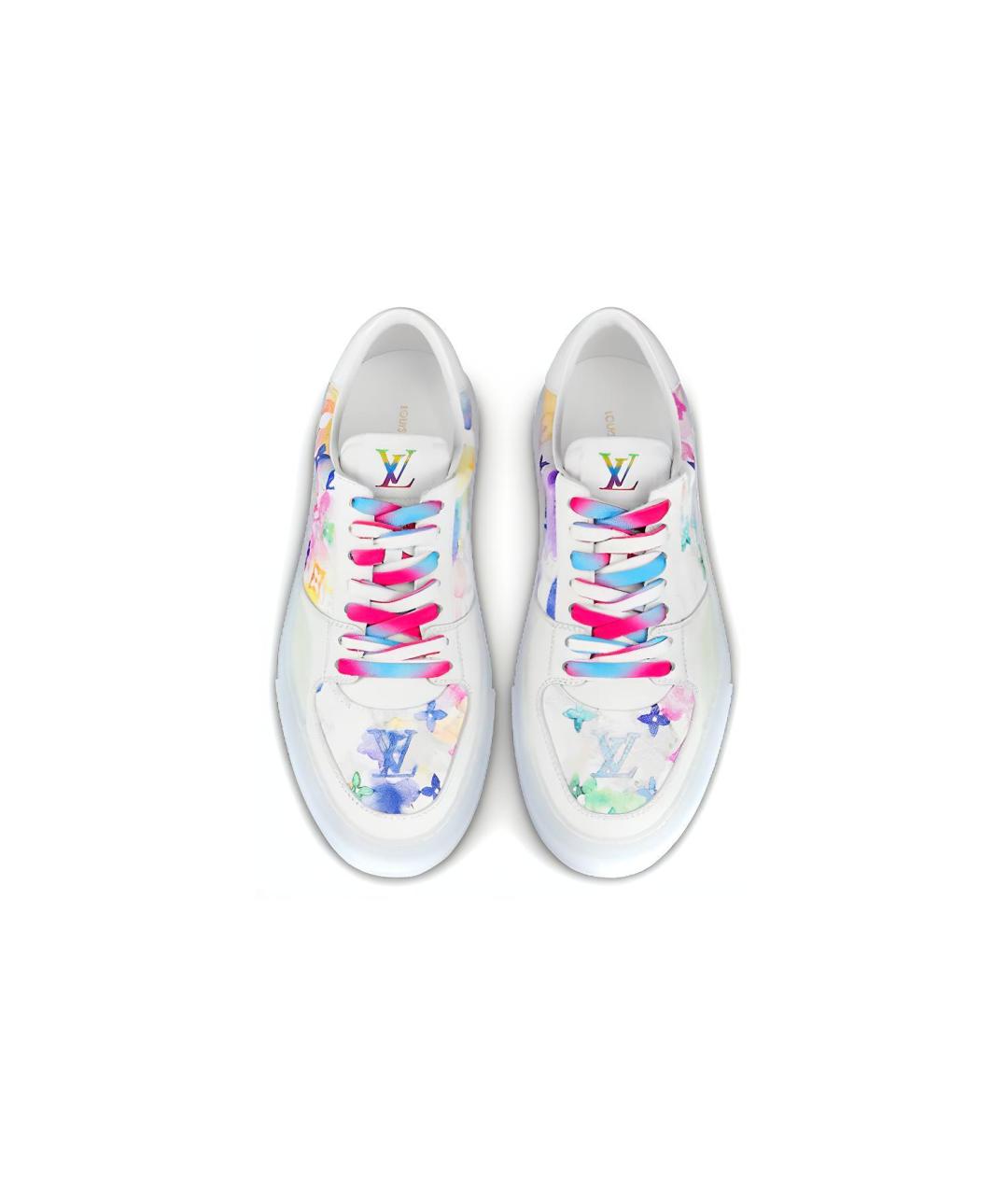 LOUIS VUITTON Мульти кожаные низкие кроссовки / кеды, фото 3